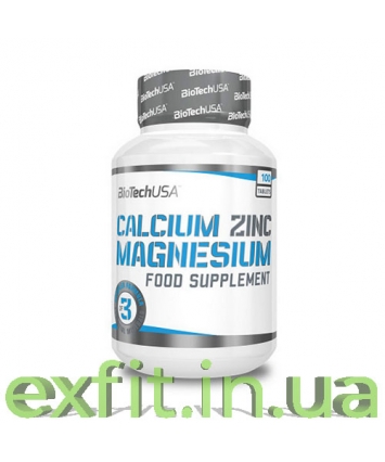 BioTech USA Calcium-Zinc-Magnezium (100 таблеток)