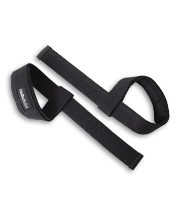 BioTech USA Lifting Straps Black