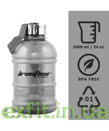 IronFlex Gallon Hydrator (1000 мл) Серый