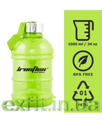 IronFlex Gallon Hydrator (1000 мл) Неоново-зелёный
