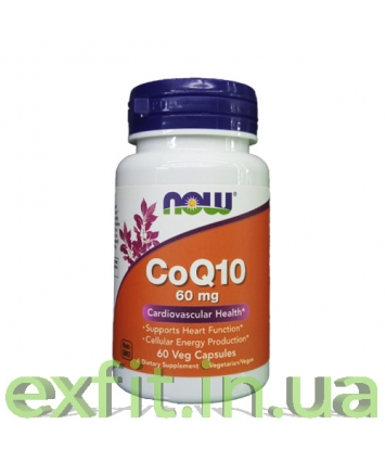 NOW CoQ10 60 mg (60 капсул)
