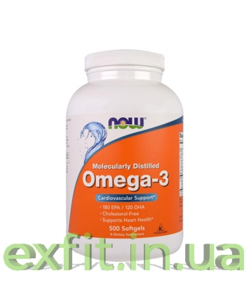NOW Omega-3 (500 капсул)
