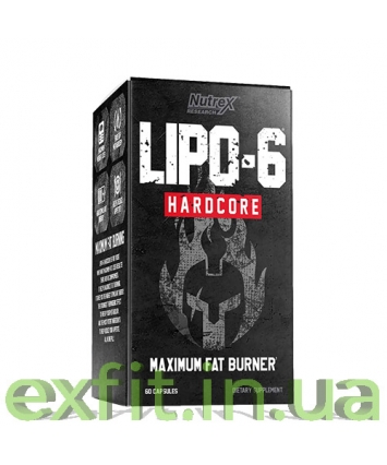 Nutrex Lipo-6 Hardcore (60 капсул)