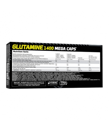 Olimp Glutamine 1400 Mega Caps (120 caps) Olimp Glutamine 1400 Mega Caps (120 caps)