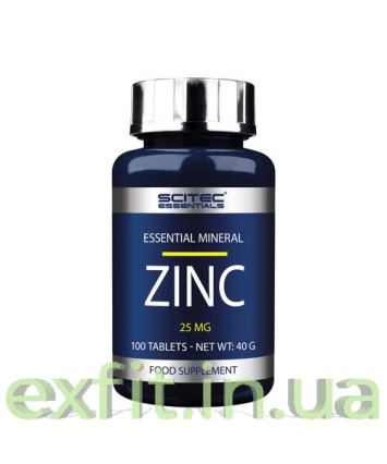 Scitec Nutrition Zinc 25 mg (100 таблеток)