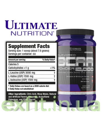 Ultimate Nutrition BCAA 12000 Powder (457 грамм)
